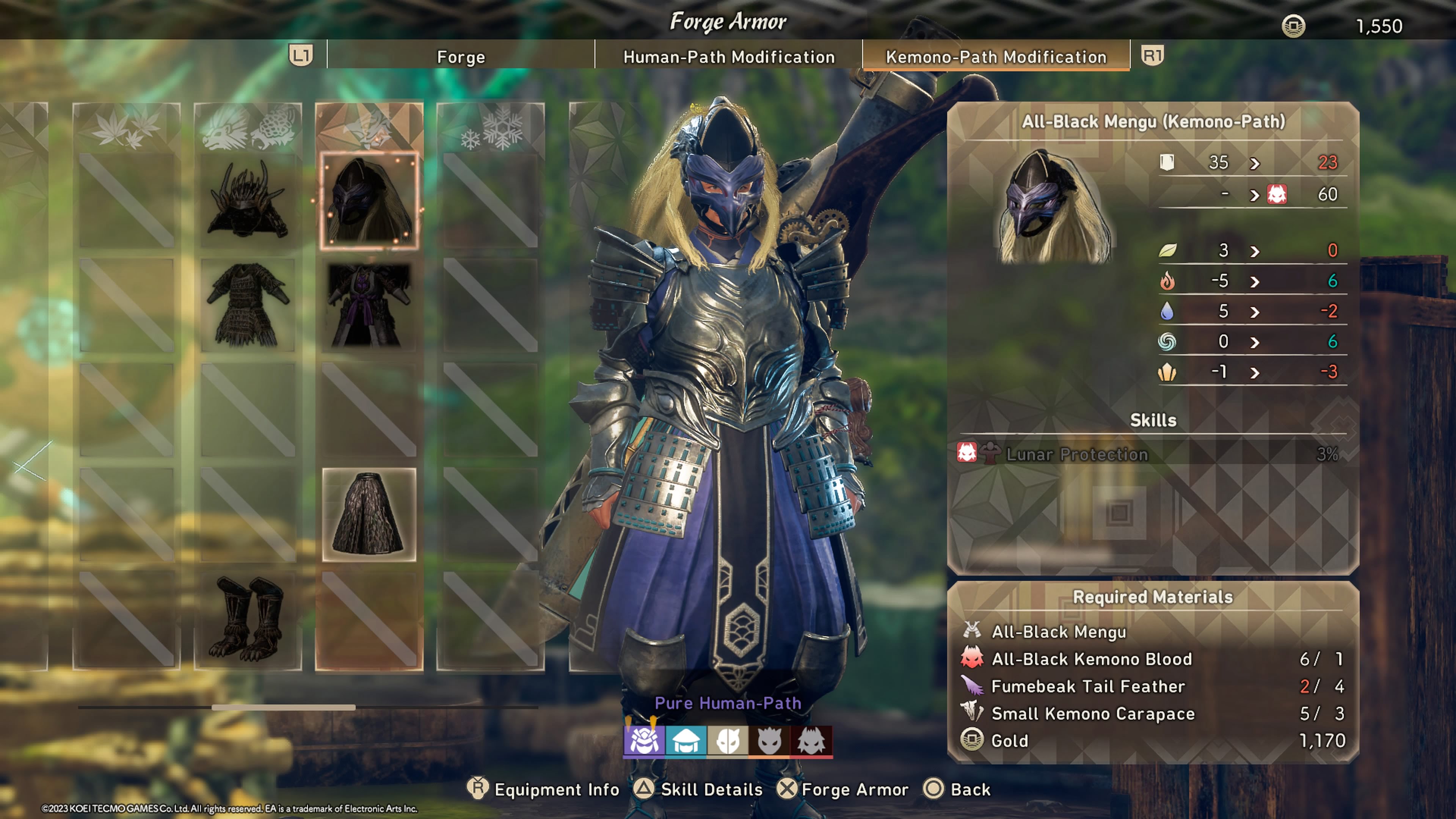 Wild Hearts armor including Kemono Path, Human Path, how to and